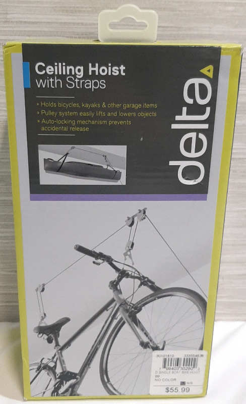 As New Delta Ceiling Hoist - Holds Heavy Objects like Bikes
