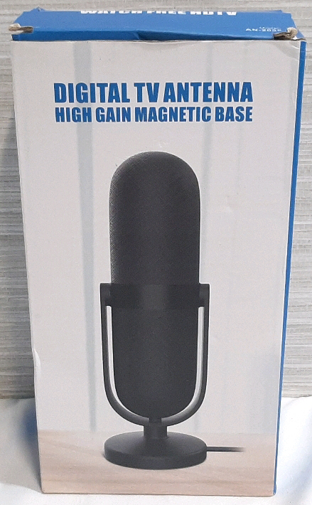 As New Digital TV Antenna w/ High Gain Magnetic Base