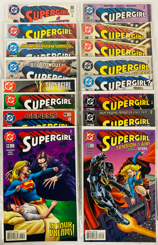 [Consecutive Runs] 16 DC Supergirl Comics (1997-1999) Issues #13-16, 19-29; Includes Duplicate