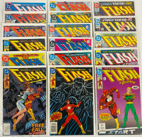 [Consecutive Run] 17 Vintage DC The Flash Comics (1991-1992) Issues #54-79