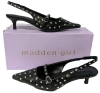 New in Box | Size 8.5 Women's MADDEN GIRL Krystal-R Slingback Kitten Heels : Black Multi | Retails Over $50! - 2