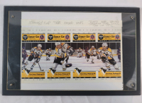 Unique NHL Hockey Memorabilia : 1993 Pittsburgh Penguins Stanley Cup Finals Game Tickets - Framed . Pittsburgh Lost in Round Two to New York