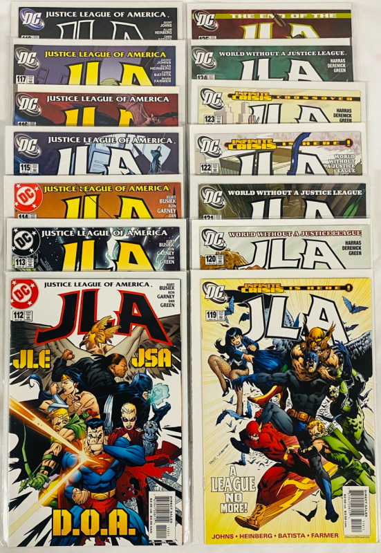 [Consecutive Run] 14 DC JLA Comics (2005-2006) Issues #112-125