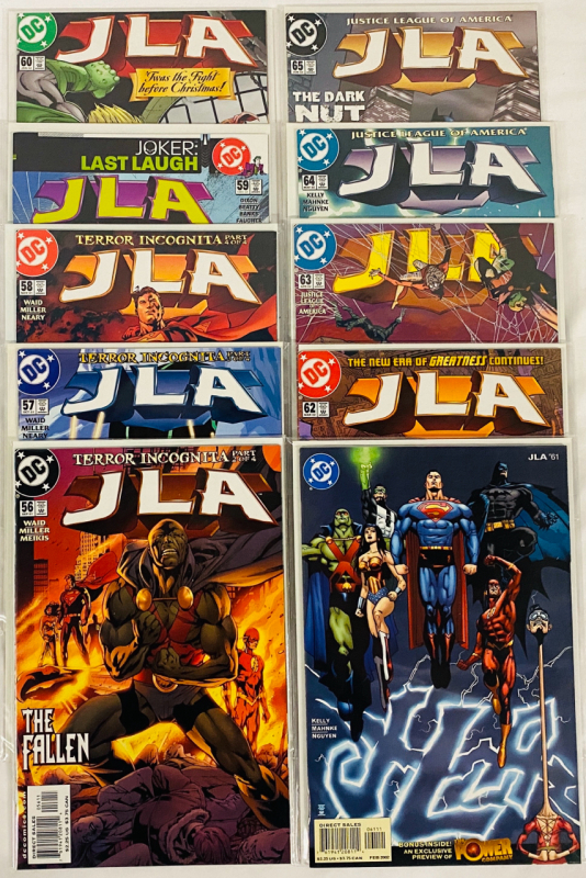 [Consecutive Run] 10 DC JLA Comics (2001-2002) Issues #56-65