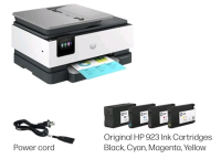 As New - HP OfficeJet Pro 8135e Wireless All-in-One Colour Inkjet Printer, Print, scan, Copy, fax, ADF . Includes Printer , Ink (sealed) & Power Cord . Open Box , Appears Never Removed from Box. Retail $280