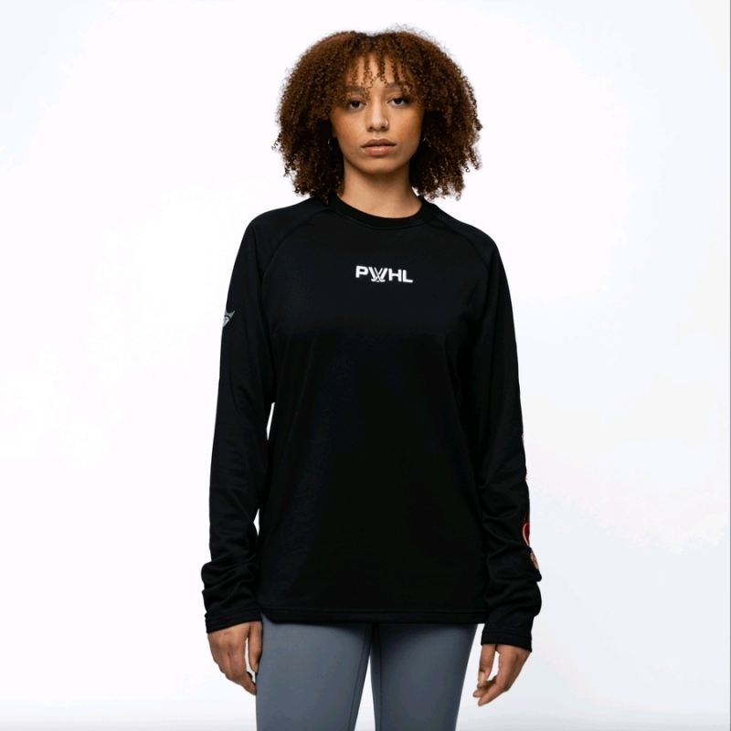 New sz Small Women's Royalty PWHL Inau6ural 6 HOF Crew Top Retails for $85