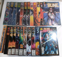 High Grade Malibu Comics Rune (1994) Issues #0-9, 40pg #1, #&infin;, 1996 #1-7, 1995 Silver Surfer/Rune & 48pgs Silver Surfer/Rune