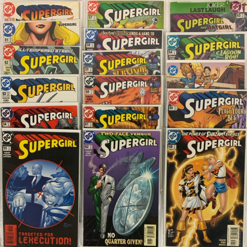 17 DC SUPERGIRL Comics 2000-02 | #50-#68 NOT a Consecutive Run (missing 56 & 67)