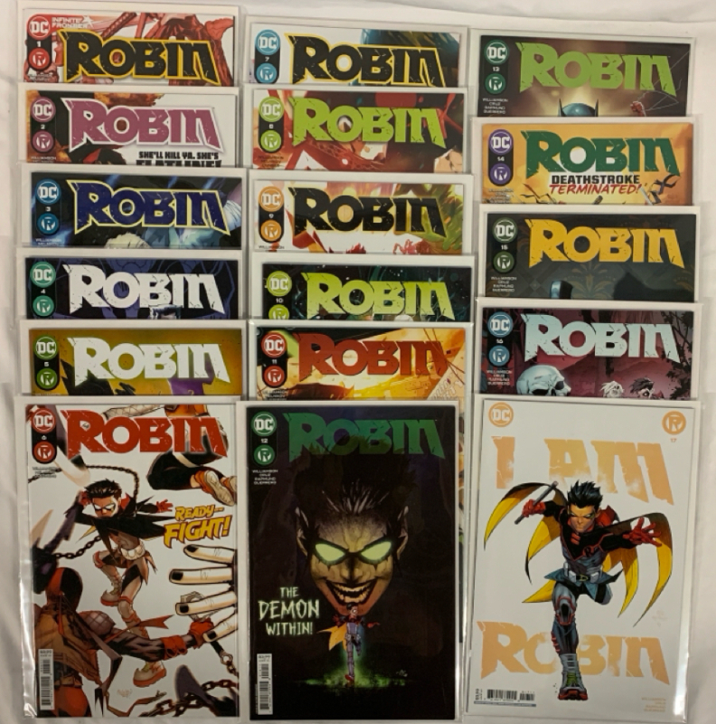 17 DC ROBIN Comics 2021 | #1-17 Consecutive Run