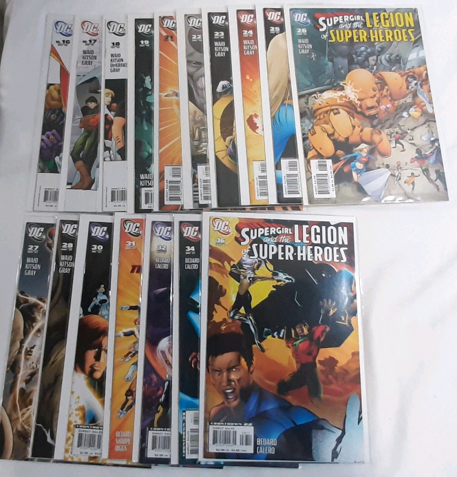 High Grade DC Supergirl and The Legion of Super-Heroes (2006-08) Issues #16-19, #21-28, #30-32, #34 & #36