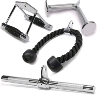 New Yes4All Workout Set. Triceps Rope, LAT Pull Down Bar, V-Bar, Double D retails for over $60