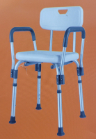 As New - Gemaisil Adjustable Height Safety Bath Chair . 395lb Max (180kg) . Some Assembly Required . Appears Complete