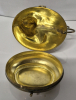 Adorable Vintage Brass Monkey Trinket Box 6" Tall and Long Made in Hong Kong - 5
