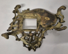 Vintage Art Nouveau Brass & Glass Inkwell - 3