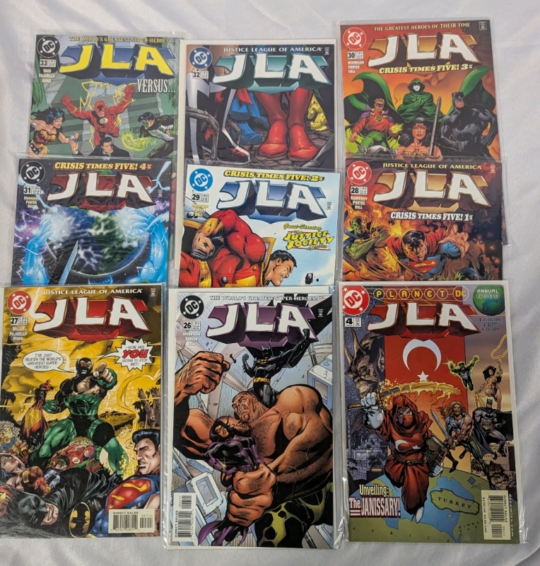 9 DC Justice League of America Comics. Between Issues 4-33