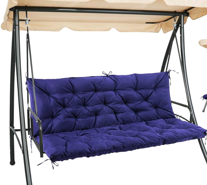 New , Sealed Matalde Outdoor Cushions for Patio Furniture , Navy Blue . Size Unknown . Vacuum Sealed