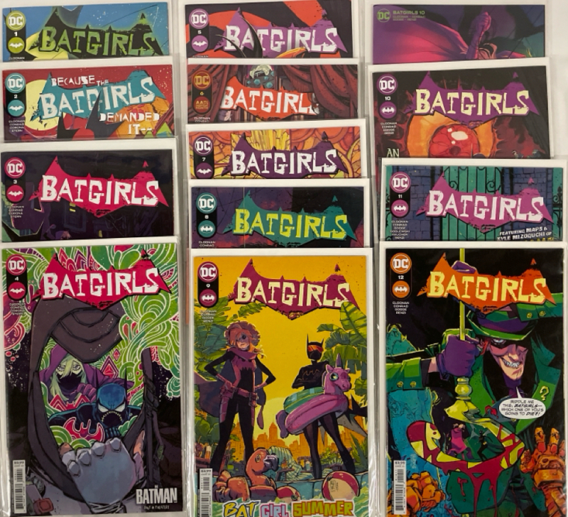 13 DC BATGIRL Comics | #1-12 Consecutive Run plus #10 Variant Cover | All Comics Bagged and Boarded | Very Good or Higher Condition Run