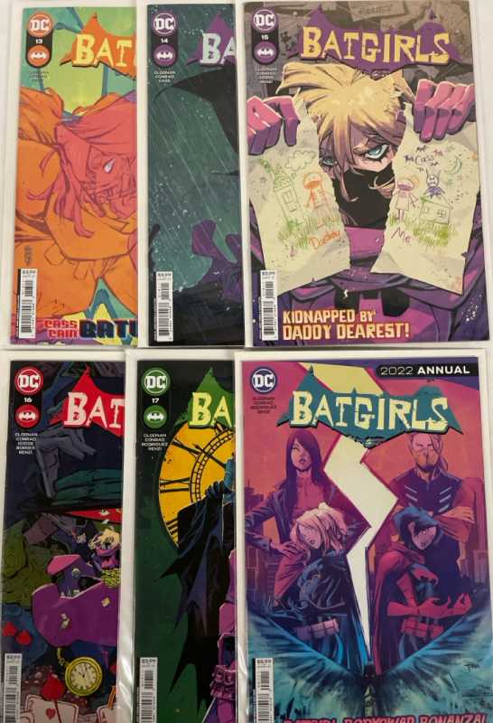 6 DC BATGIRL Comics | #13-17 plus 2022 Annual | All Comics Bagged and Boarded | Very Good or Higher Condition