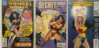3 DC Wonder Woman Comics | #1,2 (1998), #3 (2002) | All Comics Bagged and Boarded | Very Good or Higher Ungraded Condition