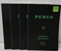 4 New Penco Soft General Notebooks A5 Ruled 6x8.25" 72 Sheets
