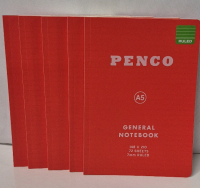 5 New Penco Soft General Notebooks A5 Ruled 6x8.25" 72 Sheets Retail Value $60