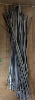 60+ New Thin Metal Pieces. 10.25" Long. 164 OET Stamped on Them.