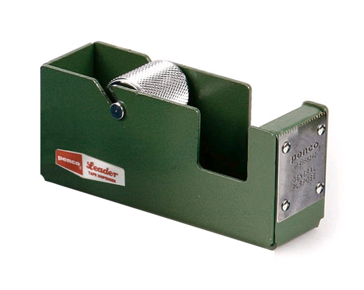New Penco Leader Tape Dispenser Metal DP175 3.7" L x 1.2" W x 1.7" H Retails For $50