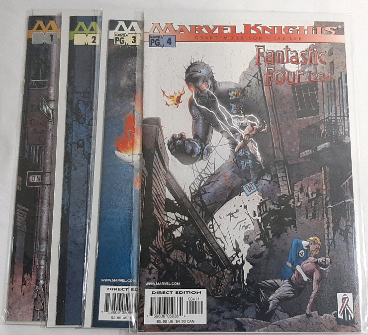 High Grade Marvel Knights Fantastic Four: 1234 (2001) Mini-Series #1-4 (Complete Run)