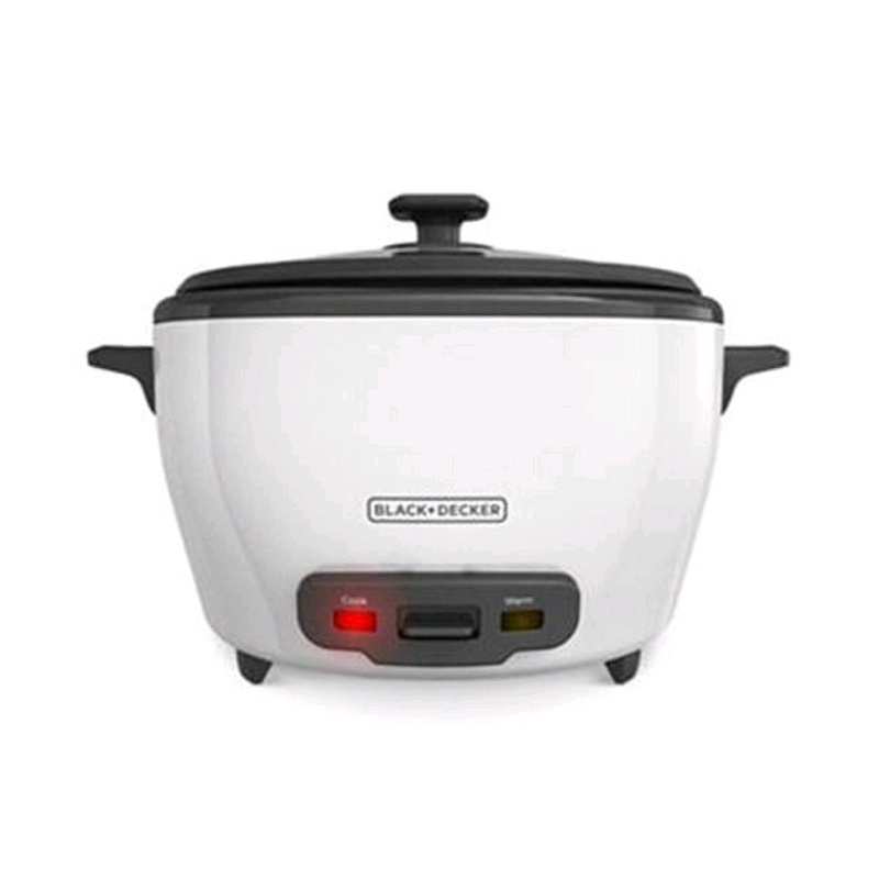 New Black-Decker 28-Cup Rice Cooker, White Out. RC5280. Retails for $112