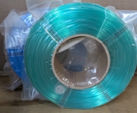 2 New Bambu 3D Printing Filament. PETG Translucent Translucent Teal (32501) & PETG HF Lake Blue (33601). 1KG Each.