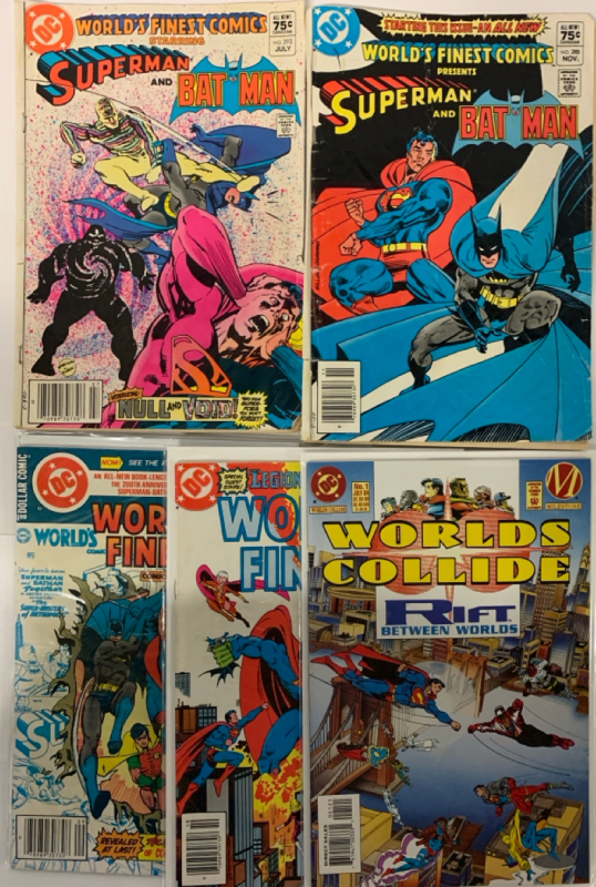 5 Vintage DC Comics feat. Superman & Batman | Majority of Comics Bagged and Boarded | Fair or Higher Ungraded Condition