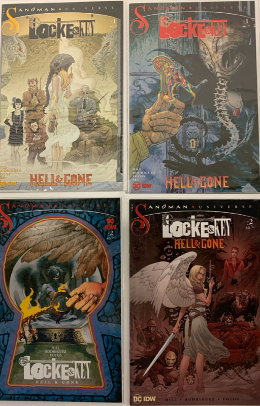 4 DC Sandman Universe Comics | Locke & Key | All Comics Bagged and Boarded | Very Good or Higher Ungraded Condition