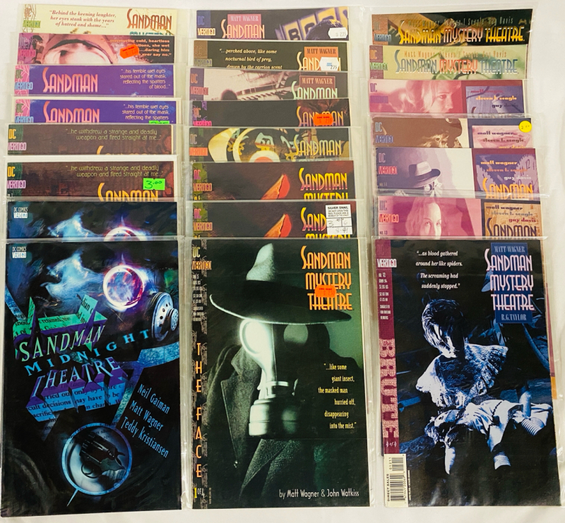 [Consecutive Run] 23 Vintage DC/Vertigo Sandman Comics (1993-1995); Includes Sandman Mystery Theatre Issues #1-18, Plus Sandman Midnight Theatre One-Shot, Includes Duplicates (See Lot #60s)