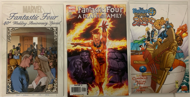 3 Marvel Comics | The Fantastic Four | All Comics Bagged and Boarded | Very Good or Higher Ungraded Condition