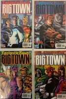 4 Marvel Comics | The Fantastic Four- Bigtown | #1-4 Complete Run | All Comics Bagged and Boarded | Very Good or Higher Ungraded Condition