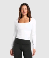 New Medium Women's Gymshark Everyday Long Sleeve Midi Top.