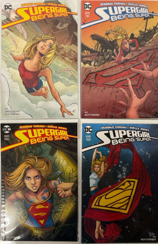 4 DC Comics | Supergirl Being Super 2016-17 | #1-4 Consecutive Run | All Comics Bagged and Boarded | Very Good or Higher Ungraded Condition