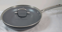 As New - Emeril LaGasse 12" Hard Anodized Nonstick Fry Pan w/Lid .