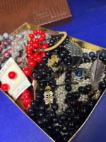 Old Sears Canada Box Packed with Jewelry Box 1.25 x 7.5 x 4.75 inch