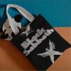 BLACK SABBATH Rock Band Shopping Tote Bag with Ozzy Osbourne Graphic Large Capacity (14x16in) Durable Polyester - 2