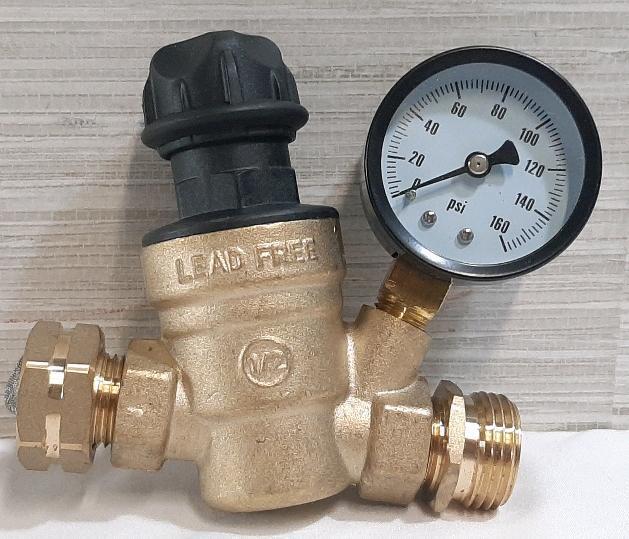 Brass Water Pressure Regulator