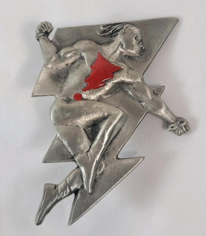 1994 Dark Horse Comics Mike Allred Madman Pewter Pin was sculpted by Randy Bowen and measures 2.5" x 2". Limited to only 1000 pins