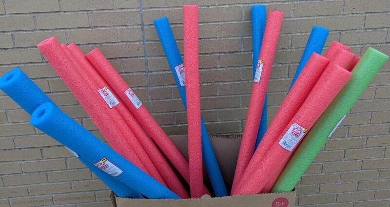 17 New Pool King Pool Noodles. 56" Long.
