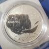 2013 Canadian Fine Silver Whale & Iceberg Twenty Dollar $20 Silver Coin . - 3