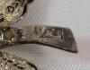 Vintage Art Deco Style Sterling Silver Leaf Brooch . Signed TOMI & Mark 925 . See photos for size - 4