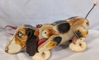 Vintage Fischer Price Snoopy Beagle Dog. 13" Long.