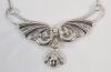 Bond Boyd Sterling Silver Butterfly / Bird Style Necklace . Chain measures 15.5" - 2