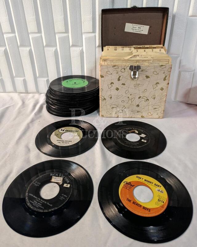 A Lot of More than 50 (Fifty) 78s - Including Elvis, The Beach Boys, Paul Ahka, Roy Orbison and more!