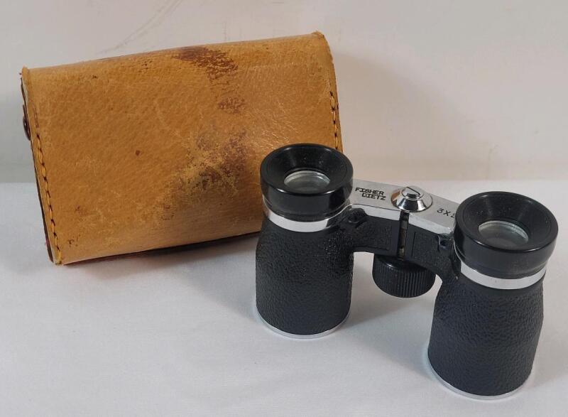 Fisher Dietz 3&times;26 Opera Glasses w/Leather Case .