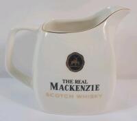 Vintage Wafe PDM England The Real MacKenzie Scotch Whisky Ceramic Jug . Measures 5 &frac34;" tall . No chips or cracks , crazing present